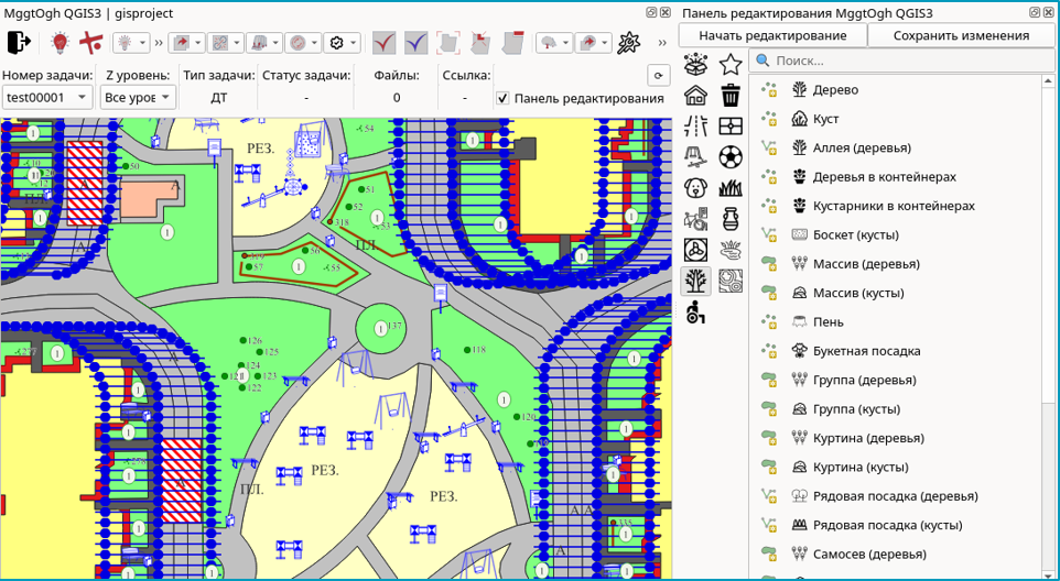 Плагин QGIS для ГПЗУ
